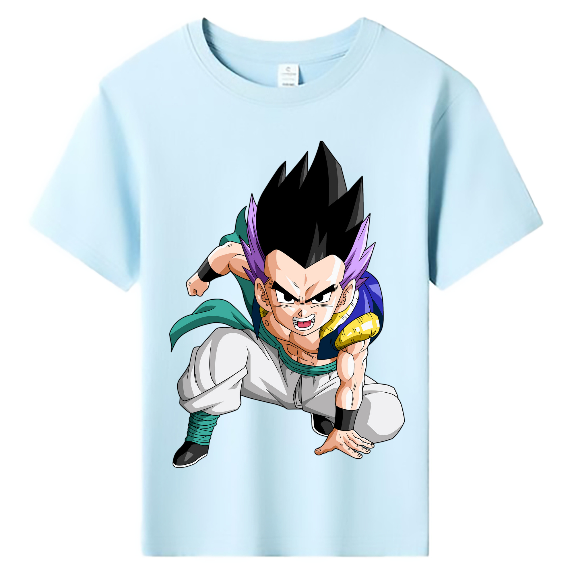 （画像用） ドラゴンボール 孫 悟飯（そんごはん）DRAGON BALL Son Gohan 綿100％キッズTシャツ（フロントプリント）